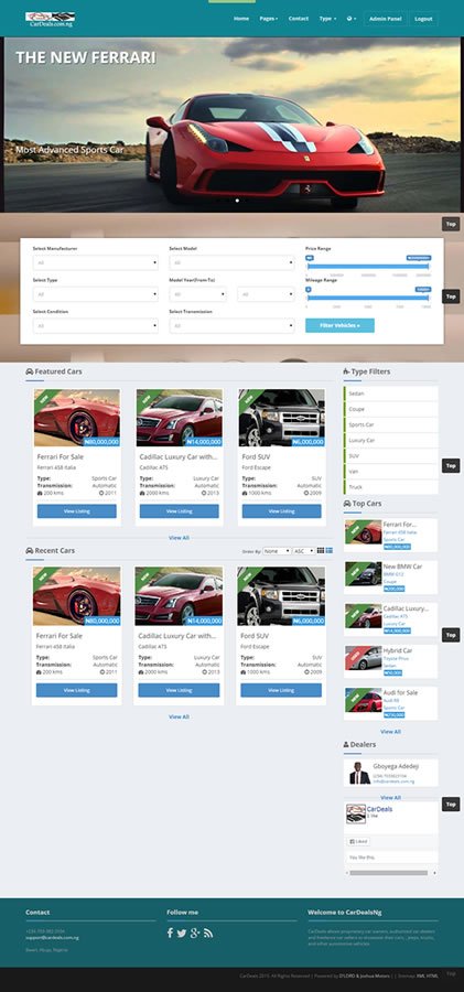 CarDealsNg: Nigeria's Best Car Sales Website